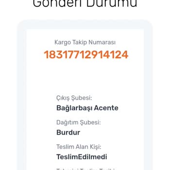 Sürat Kargo Burdur Şubesi Teslimat Sorunu Ve Müşteri Mağduriyeti