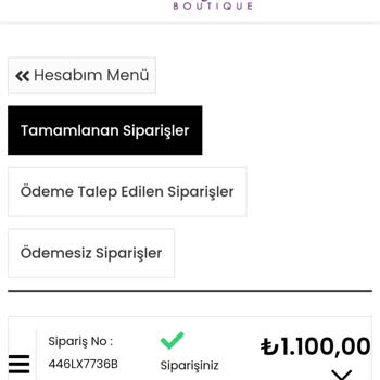Butik Ponçik Siparişe Ve Geri Cevap Vermeye Daha Çok Önemseme Li.