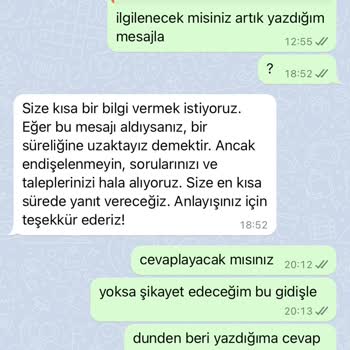 Yourlove Mesajlarıma Geri Dönüş Yapmadı Üründe Ulaşmadı Paramıda İade Etmedi
