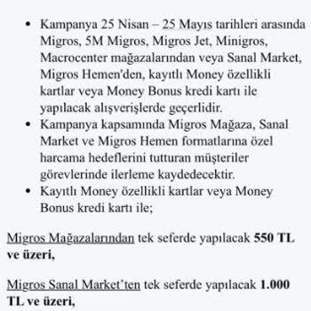 Migros Money Puanım Yüklenmiyor