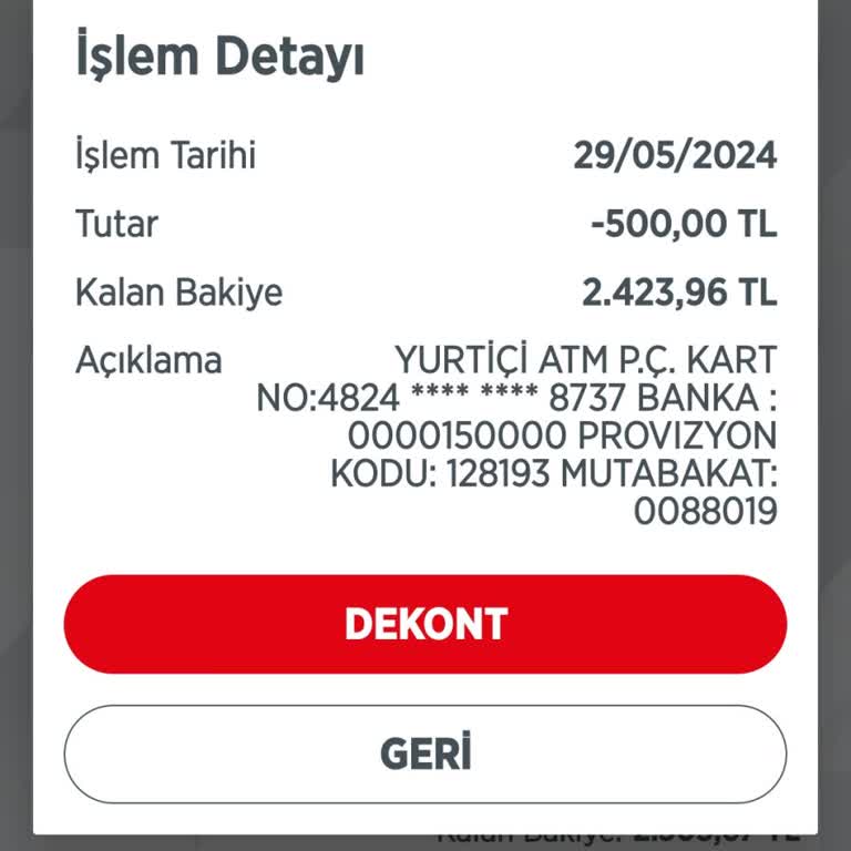 VakıfBank ATM. Nakit Çekim Paramı Vermedi.