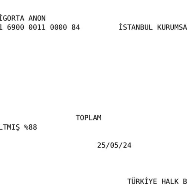 Türkiye Sigorta İzinsiz Sigorta Başlatıp Hesabımdan Para Çekmiştir.