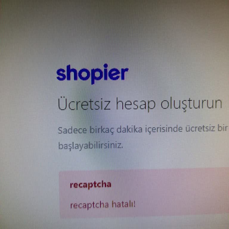 Shopier Adımı Kabul Etmiyor