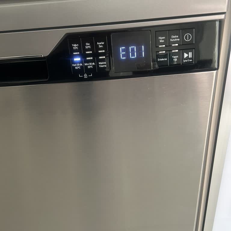 Arçelik Bulaşık Makinesi E01 Hatası