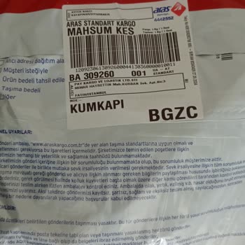 Organic Scarfs Ürün Değişiminde Sorun