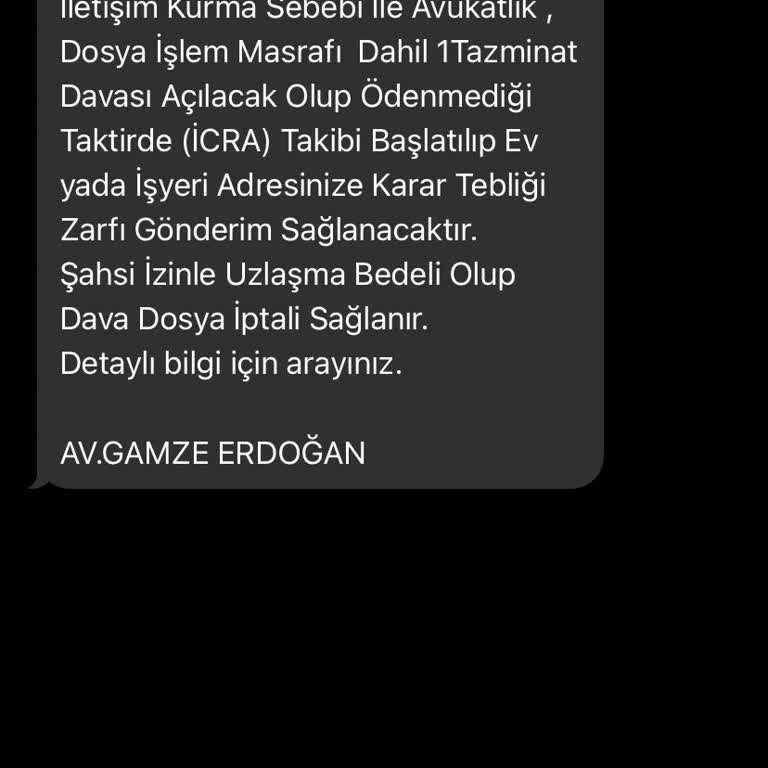 Kurumsal Red Ajans SMS Yolu İle Dava