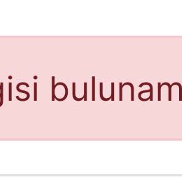 OGM Materyal TYT Sonuç Bilgisi Bulunamadı.
