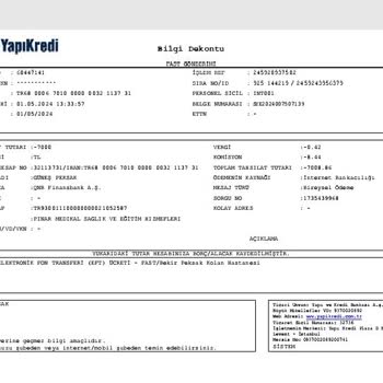 Kolan Hospital Bayrampaşa Ticarethanesi Sevkli Hastadan Para İstiyor.