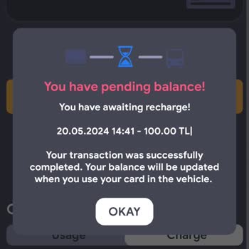 Kent Kart Mobil Para Yükleme Sorunu