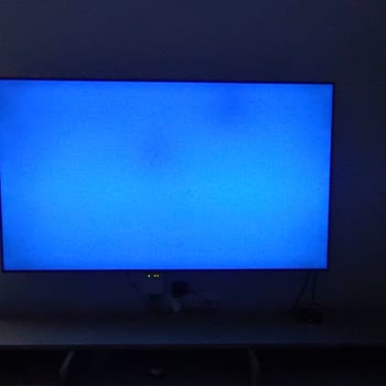 Samsung 58au7000 TV Ekran Panelinde Gölgelenme Bozulma