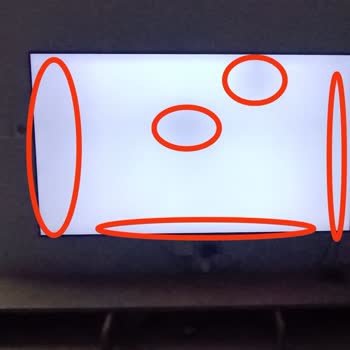 Samsung 58au7000 TV Ekran Panelinde Gölgelenme Bozulma