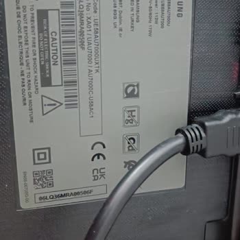 Samsung 58au7000 TV Ekran Panelinde Gölgelenme Bozulma