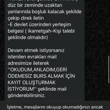 Şaban Cengiz Vakfı (Burs Başvuru) Vakıf İhtiyaç Bursu İle İlgili Şikayet