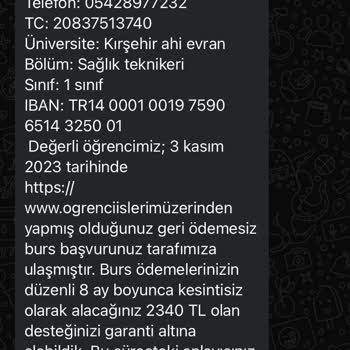 Şaban Cengiz Vakfı (Burs Başvuru) Vakıf İhtiyaç Bursu İle İlgili Şikayet