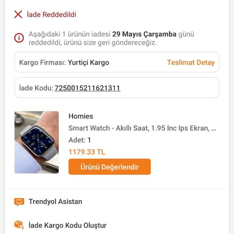 Trendyol Şikayet Satıcı İlgisiz