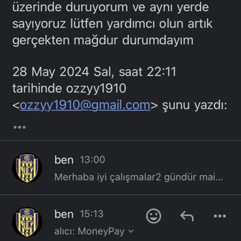 MoneyPay Hakkında Şikayetim Var