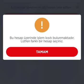 Ziraat Bankası Hesabım Sınırlı İşlem