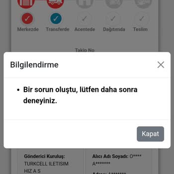 Kuryenet Kargo Dağıtıma Çıkmıyor Ama Adreste Bulunamadı Diye Mesaj Geliyor