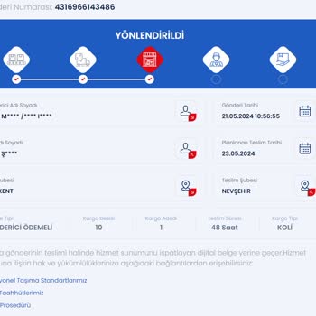 Aras Kargo Dağıtıma Çıkmadan Geri Gönderilen Edilen Kargo