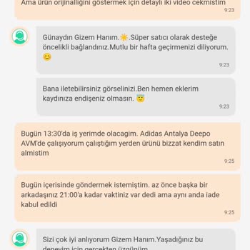 Dolap Haksız İade Kabulü Hk.