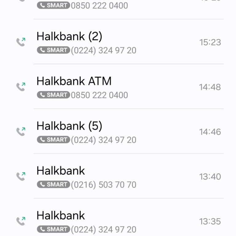 Halkbank Ulaşılamayan Banka Numarası