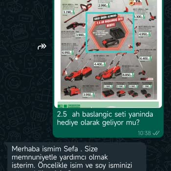 Bauhaus Einhell Solo Ürün Hediyesi Göndermiyor