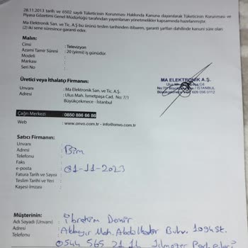 Nordmende Televizyon Ve BİM: Müşteri Mağduriyeti Ve İlgisiz Servis Sorunu