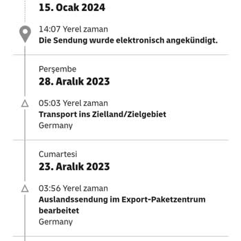 DHL Paket CY5789***53DE aus Deutschland monatelang nicht angekommen – niemand weiß wo es ist
