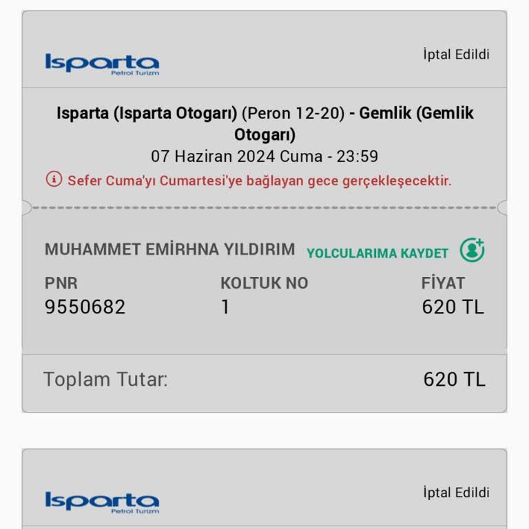 Obilet Ücret İadesi Alamıyorum