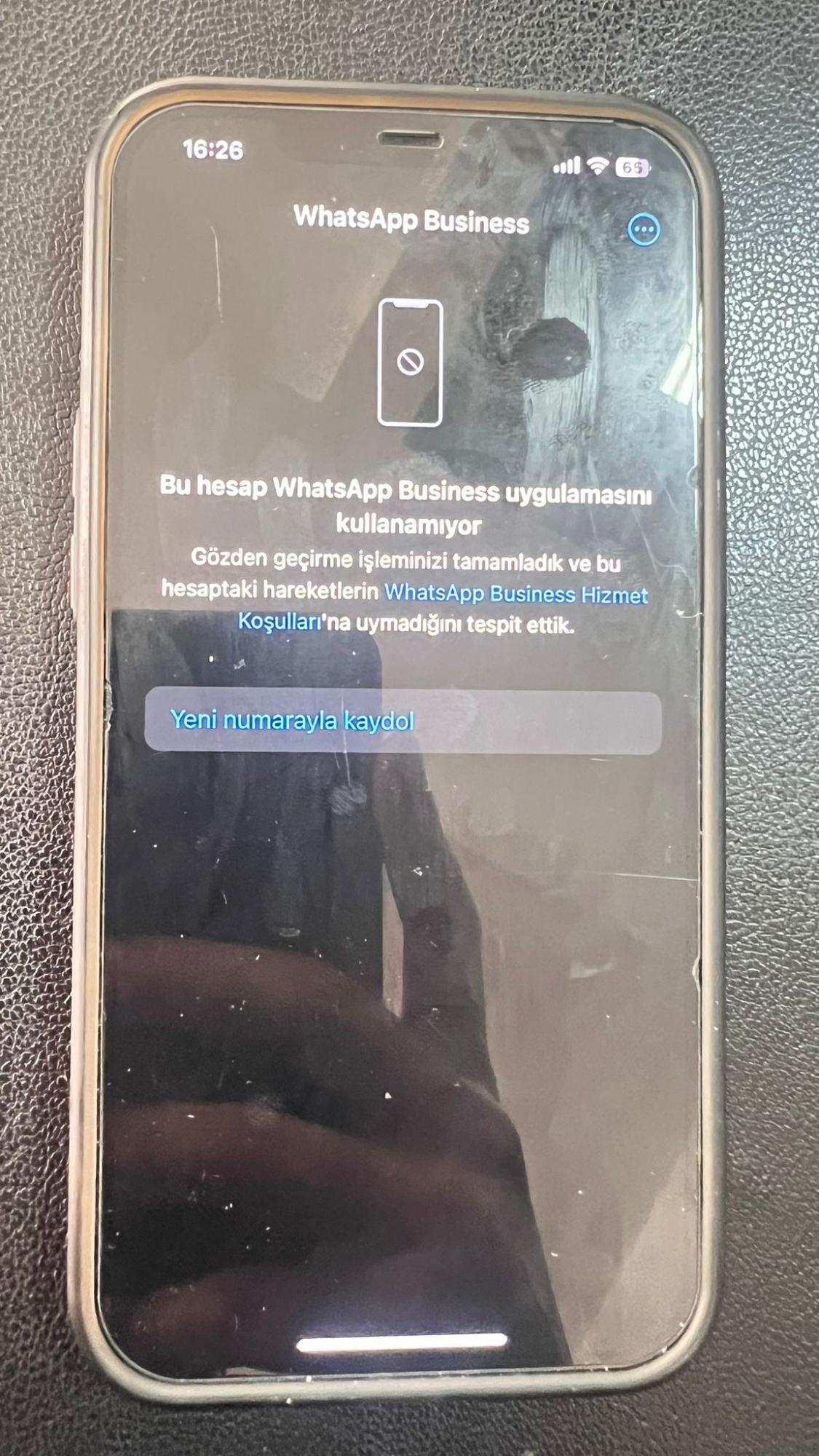 WhatsApp Business Yasaklanan Hesap Açma - Şikayetvar
