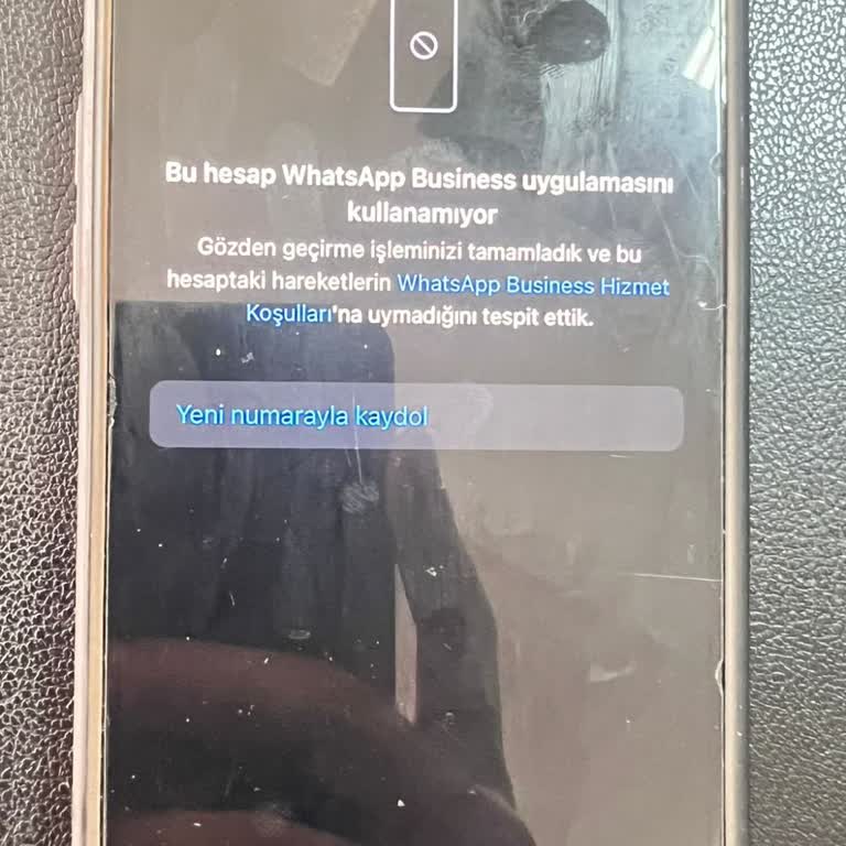 WhatsApp Business Yasaklanan Hesap Açma