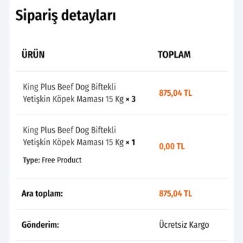 Pet Mahal Siparişim Kargoya Verilmedi