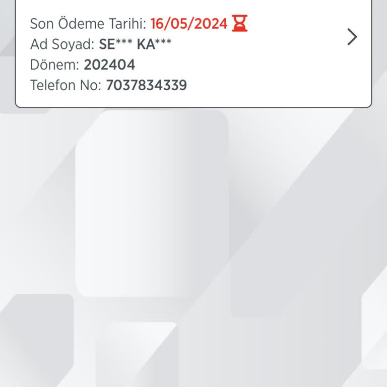 Türk Telekom Fatura Hakkında Bilgi Verilmedi