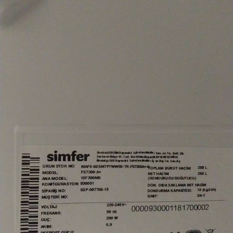 Simfer Dikey Derin Dondurucu: Garanti Süresinde Çözüm Bulunamıyor!