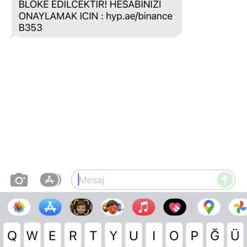 Binance Müşterisi Olmadığım Halde Şüpheli Mesaj Gelmesi