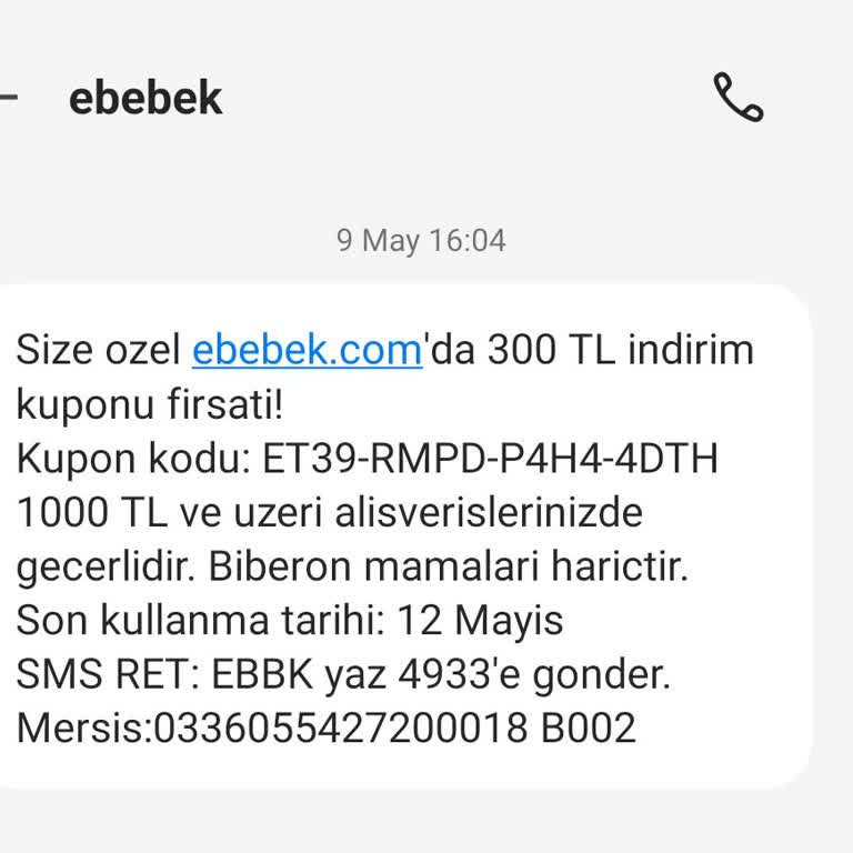 Ebebek Kupon Geçersizliği Ve Çözülmemesi