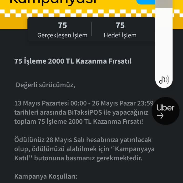 BiTaksi POS Kampanyasında Mağduriyet Yaşadım