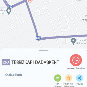 Erzurum Büyükşehir Belediyesi Otobüsler Rotasında İlerlemiyor