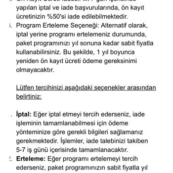 Lemon Academy Yerine Getirilemeyen Hizmetten Kapora İadesi Yapılmaması