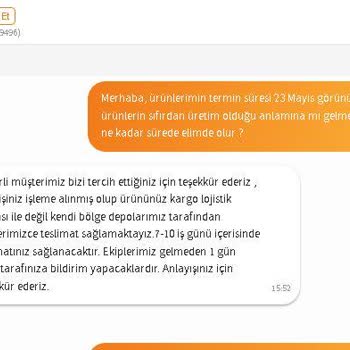 Trendyol Mağazası Sandalie'nin Tutumu