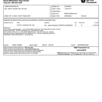 İş Bankası IBAN Numarası Doğru İsim Soy İsim Yanlış EFT