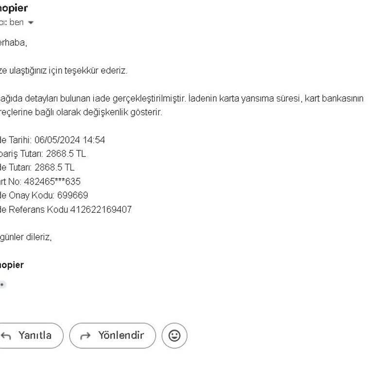 Shopier Para İadesi Şikayet