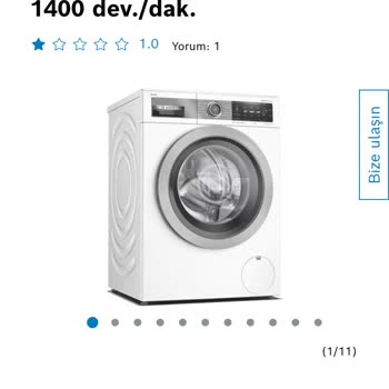 Bosch Bsh WAX28E50TR Kodlu Çamaşır Makinesi Kirli Ve Kokulu Çamaşır Şikayeti