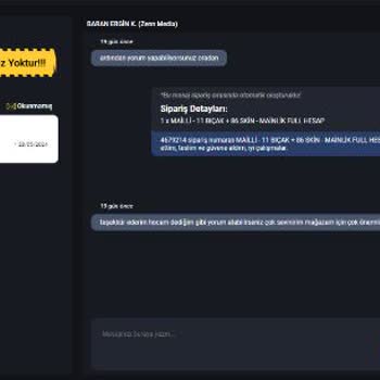 GameSatış Sitesi (Zenn Media) İlgisizlik Ve Vadedilenlerin Cayılması