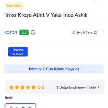 Pazarama Stokta Gözüken Ürün Tedarik Edilmiyor
