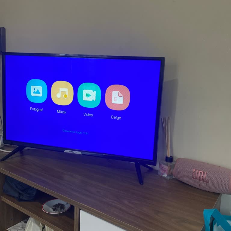 Onvo TV Media Tuşuna Bastım