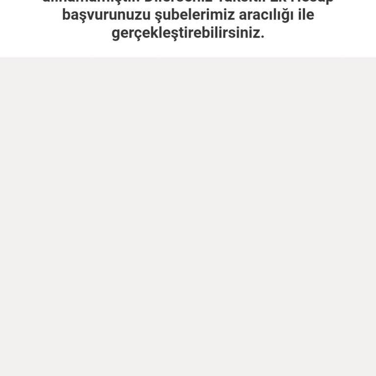 VakıfBank Taksitli Ek Hesap Sorunu