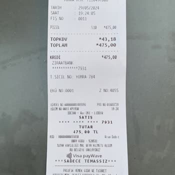 Domino's Pizza Geçersiz Afiş (200 Lira Fark Alınması)