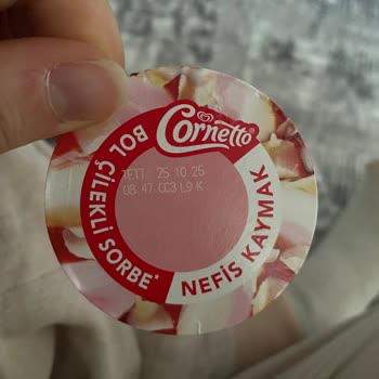 Algida Cornet Clasico Çilek Kaymak Kalite Ve Tat Problemi
