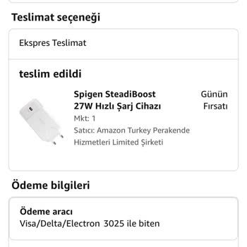Spigen Şarj Adaptörü Arızası